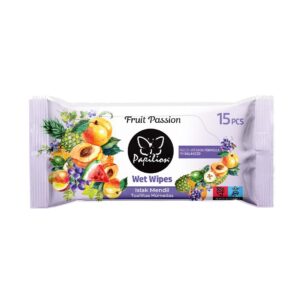 PAPILION POCKET WIPES FRUITS 15PCS