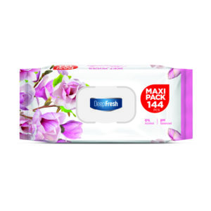 DEEP FRESH WET WIPES MAGNOLIA 144PCS