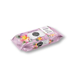 PAPILION WET WIPES FLOWER PASSION PINK 64pcs