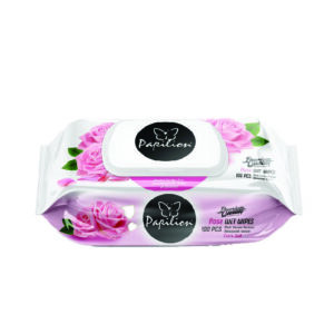 PAPILION WET WIPES ROSE 100pcs