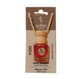 SEBU CAR PARFUME 8 ML WHITE ROSE