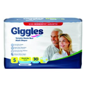 GIGGLES ADULT DIAPER JUMBO SMALL 30PCS